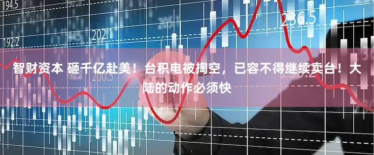 智财资本 砸千亿赴美！台积电被掏空，已容不得继续卖台！大陆的动作必须快